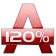 Логотип Alcohol 120%